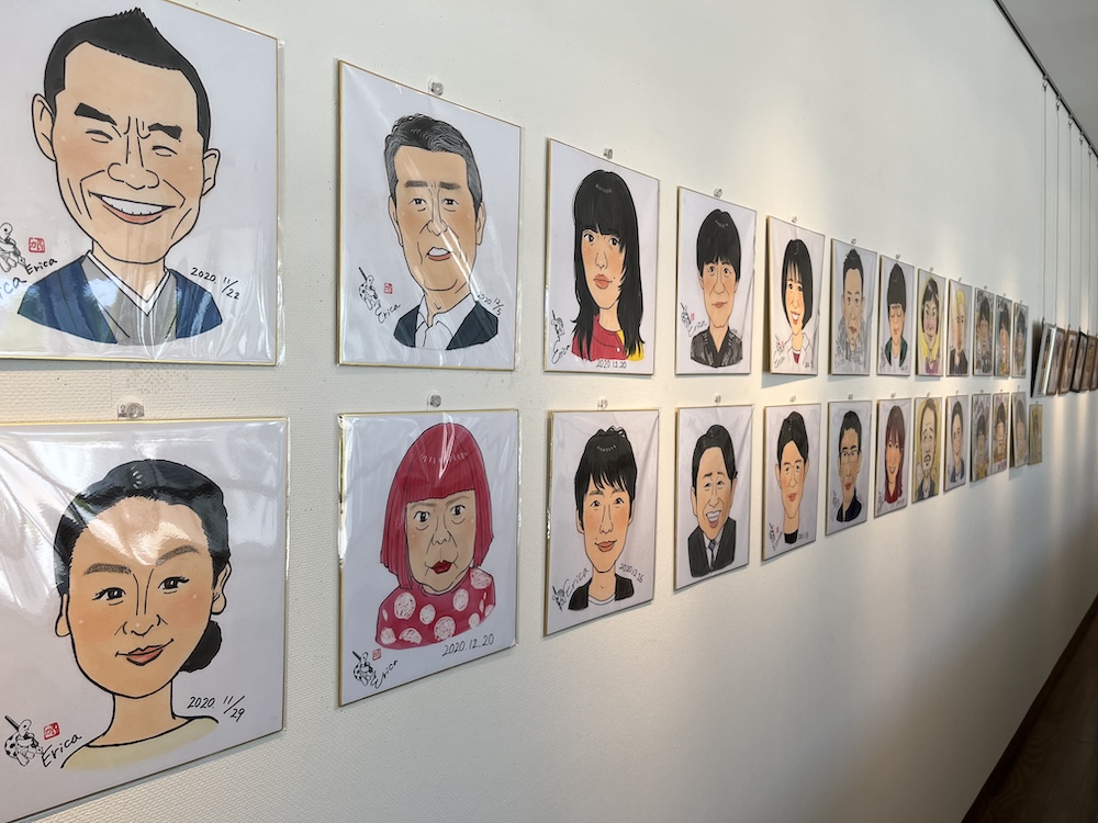 絵描きEricaの似顔絵展